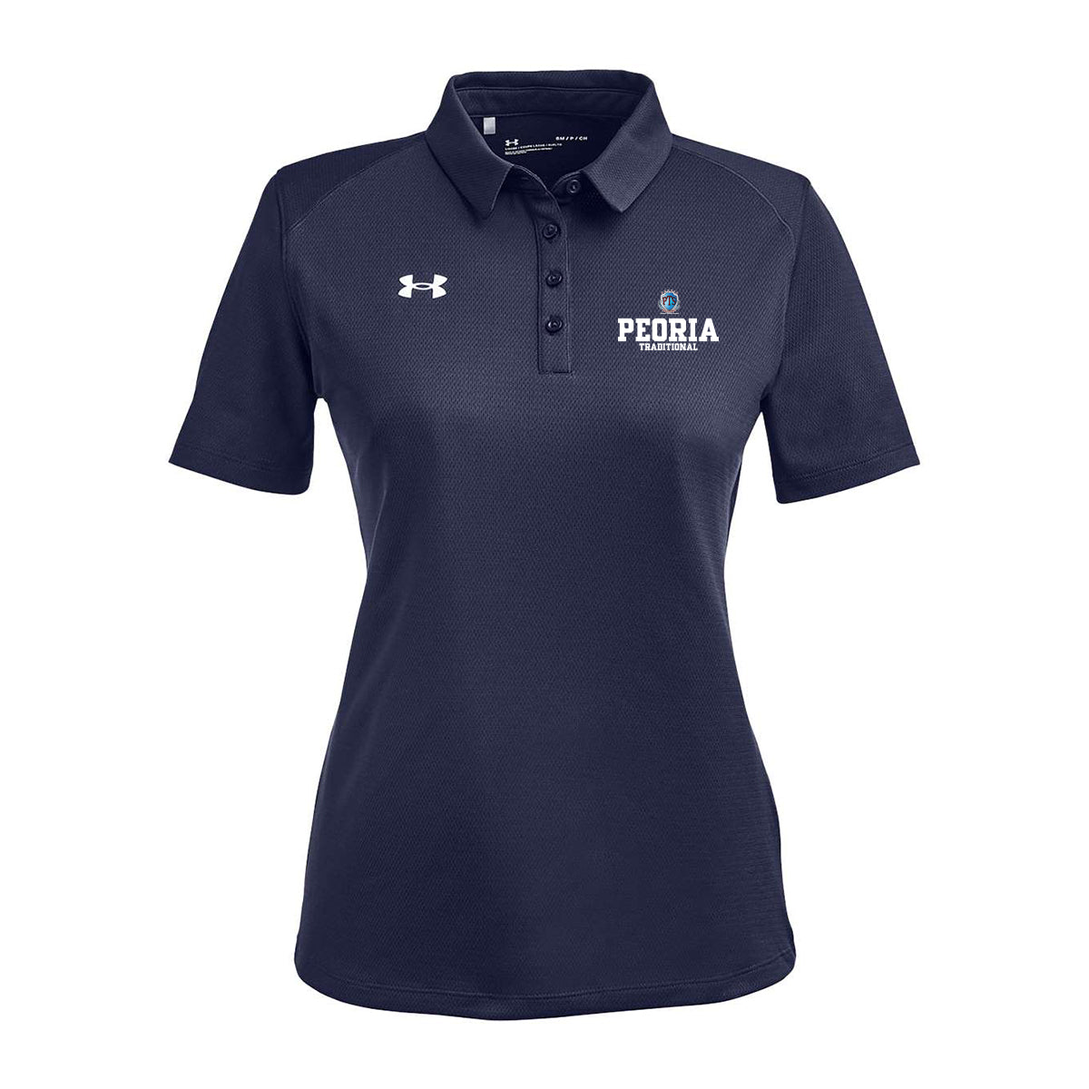 Peoria Traditional Stack Under Armour Polo (Men and Women Style)