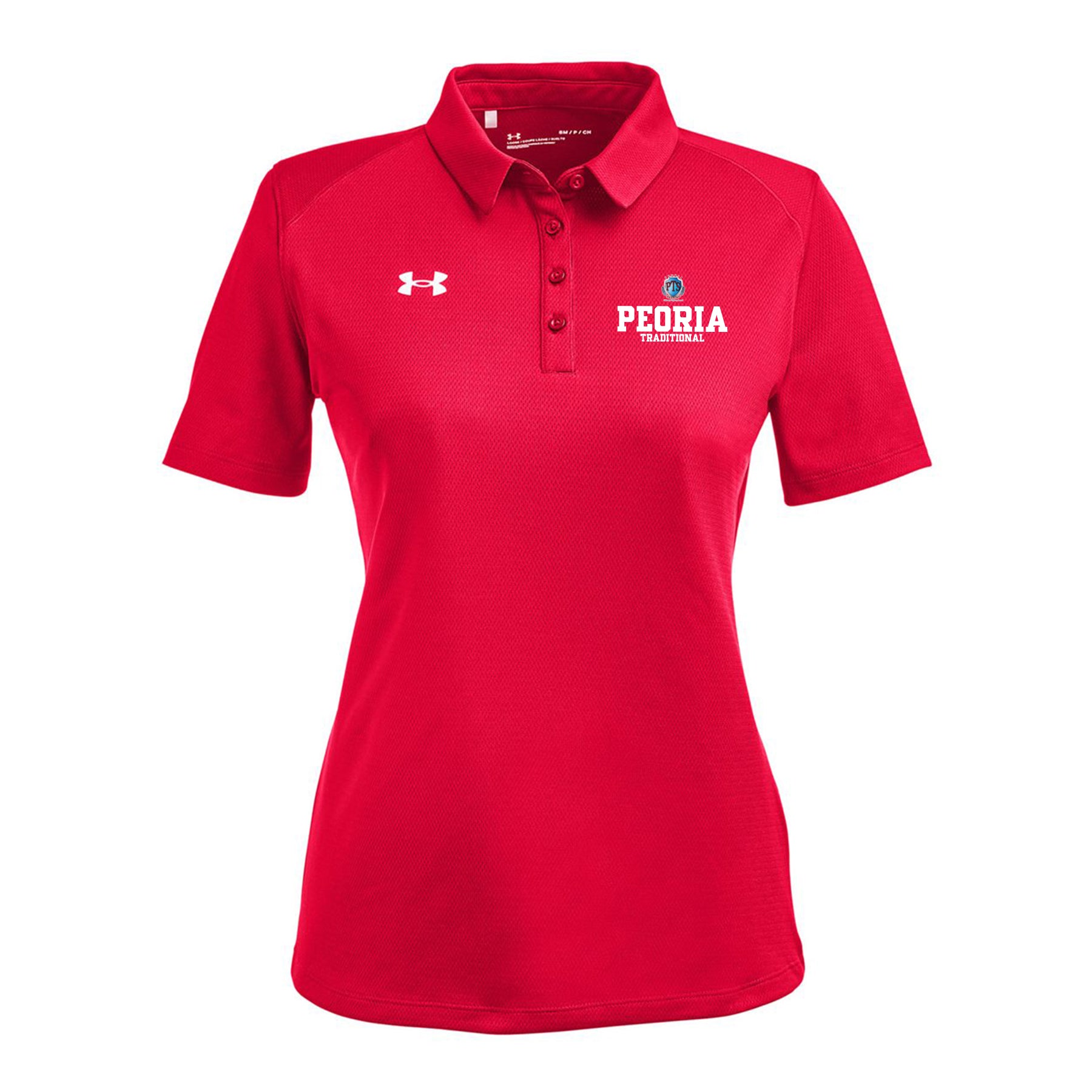 Peoria Traditional Stack Under Armour Polo (Men and Women Style)