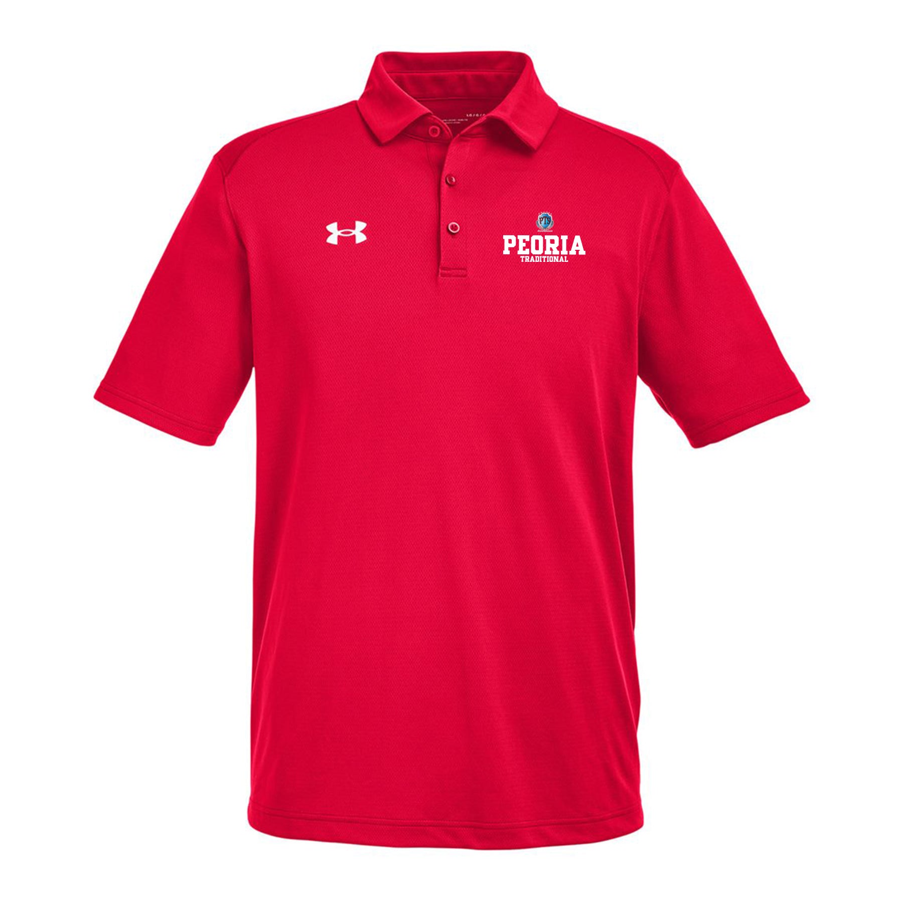 Peoria Traditional Stack Under Armour Polo (Men and Women Style)