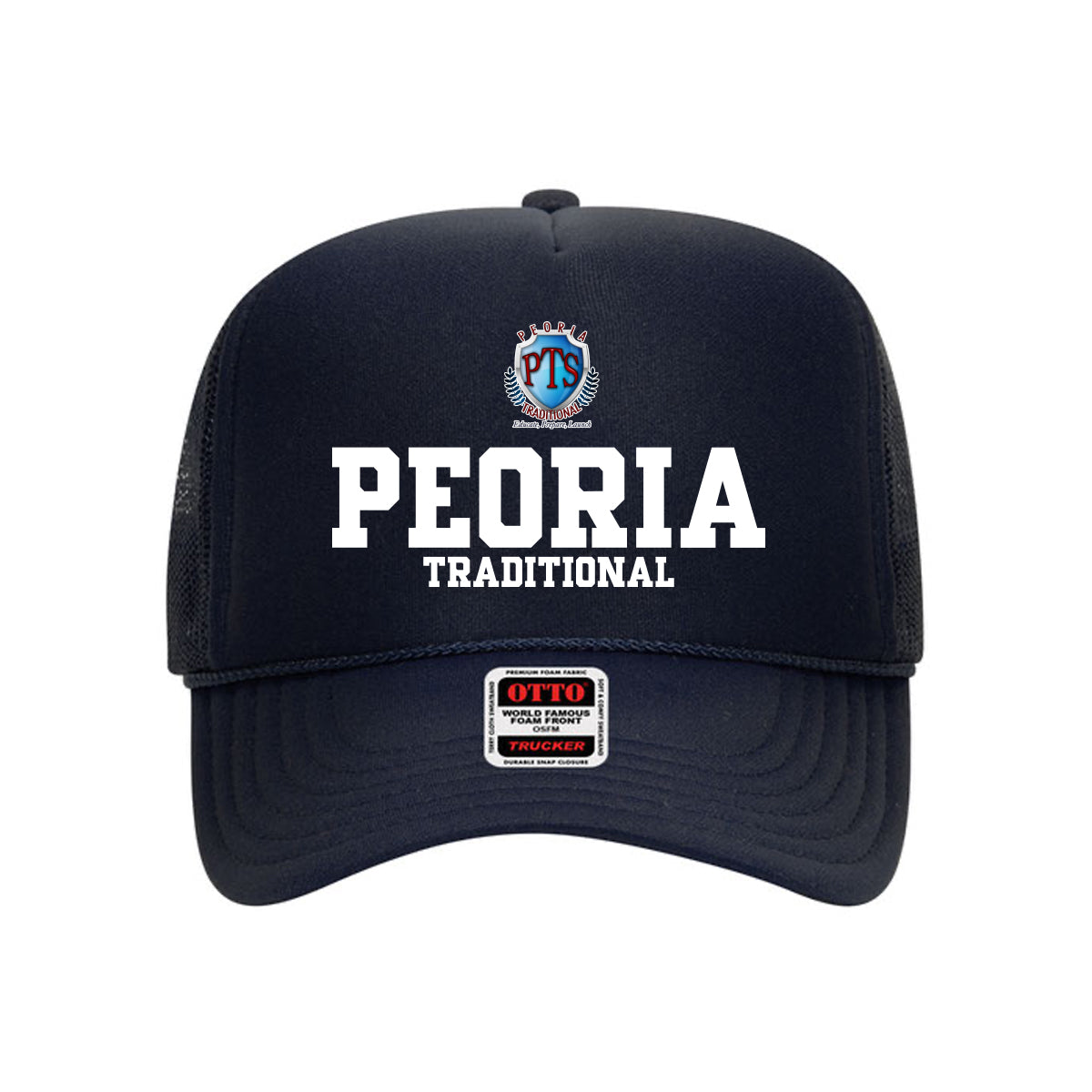 Peoria Traditional Stack Trucker Hat