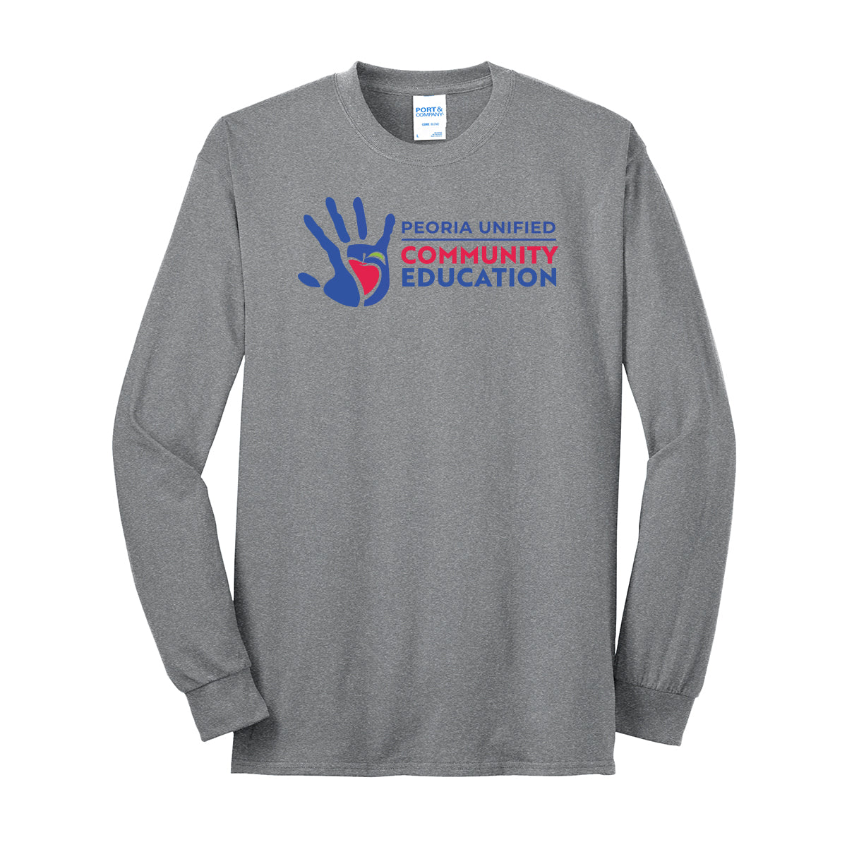 Peoria Unified Community Education Unisex Long Sleeve Tee