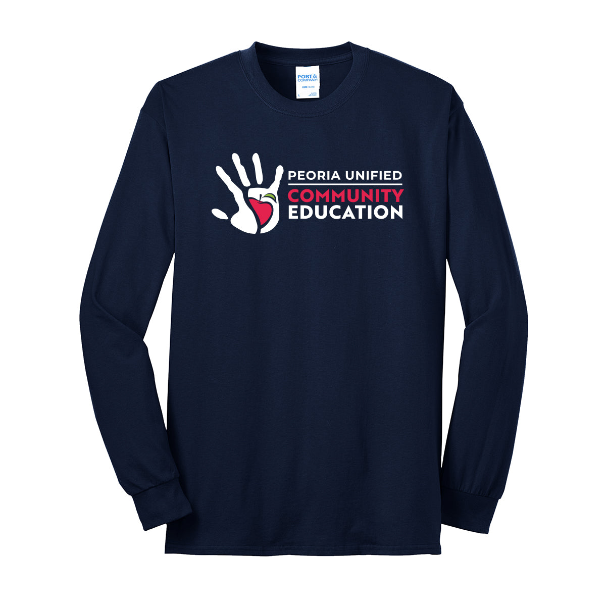 Peoria Unified Community Education Unisex Long Sleeve Tee
