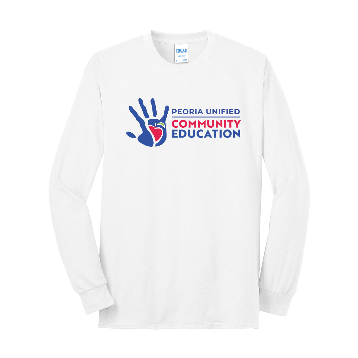 Peoria Unified Community Education Unisex Long Sleeve Tee