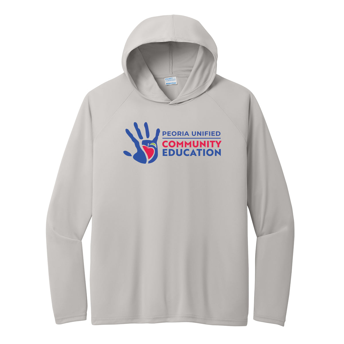 Peoria Unified Community Education Performance Hooded Tee