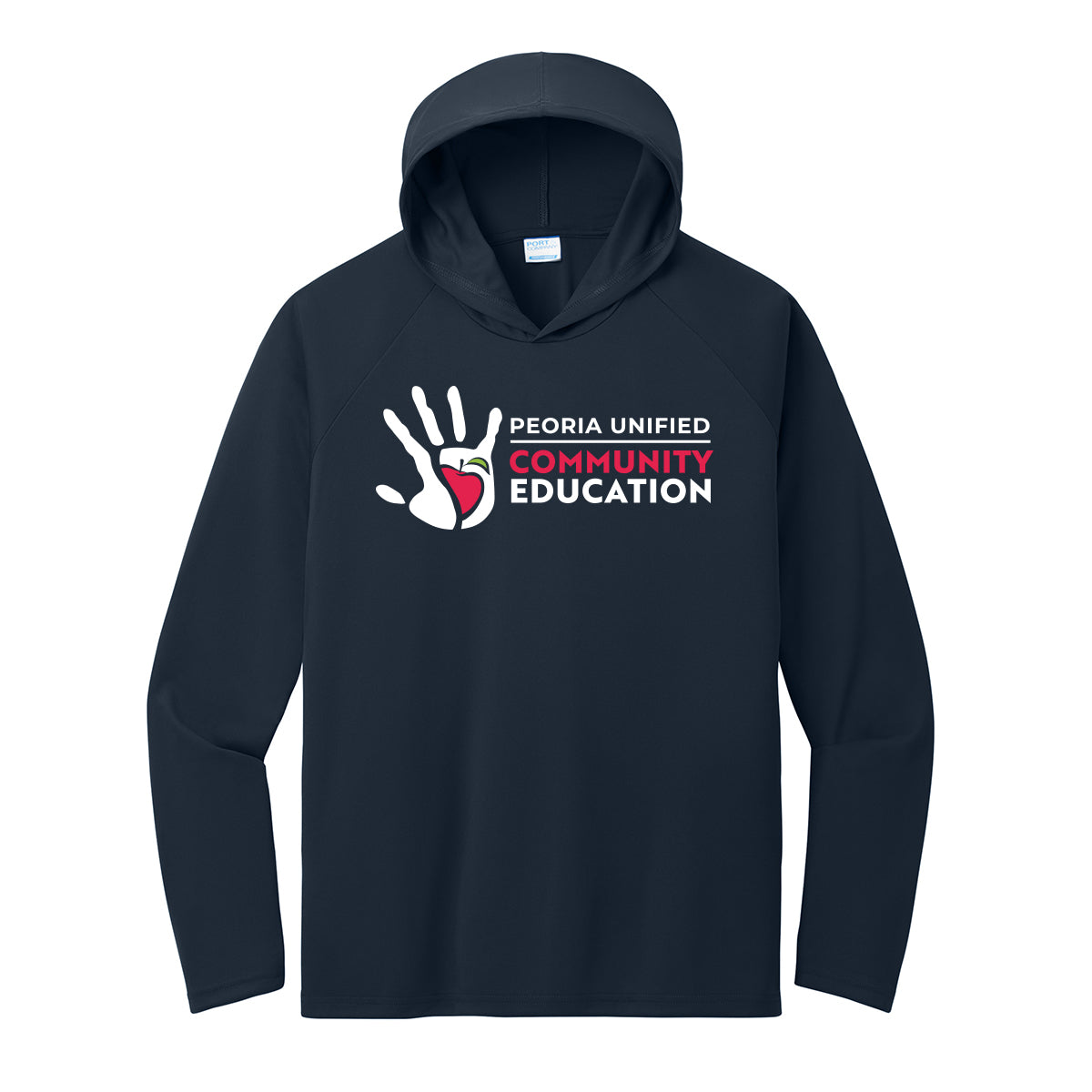 Peoria Unified Community Education Performance Hooded Tee