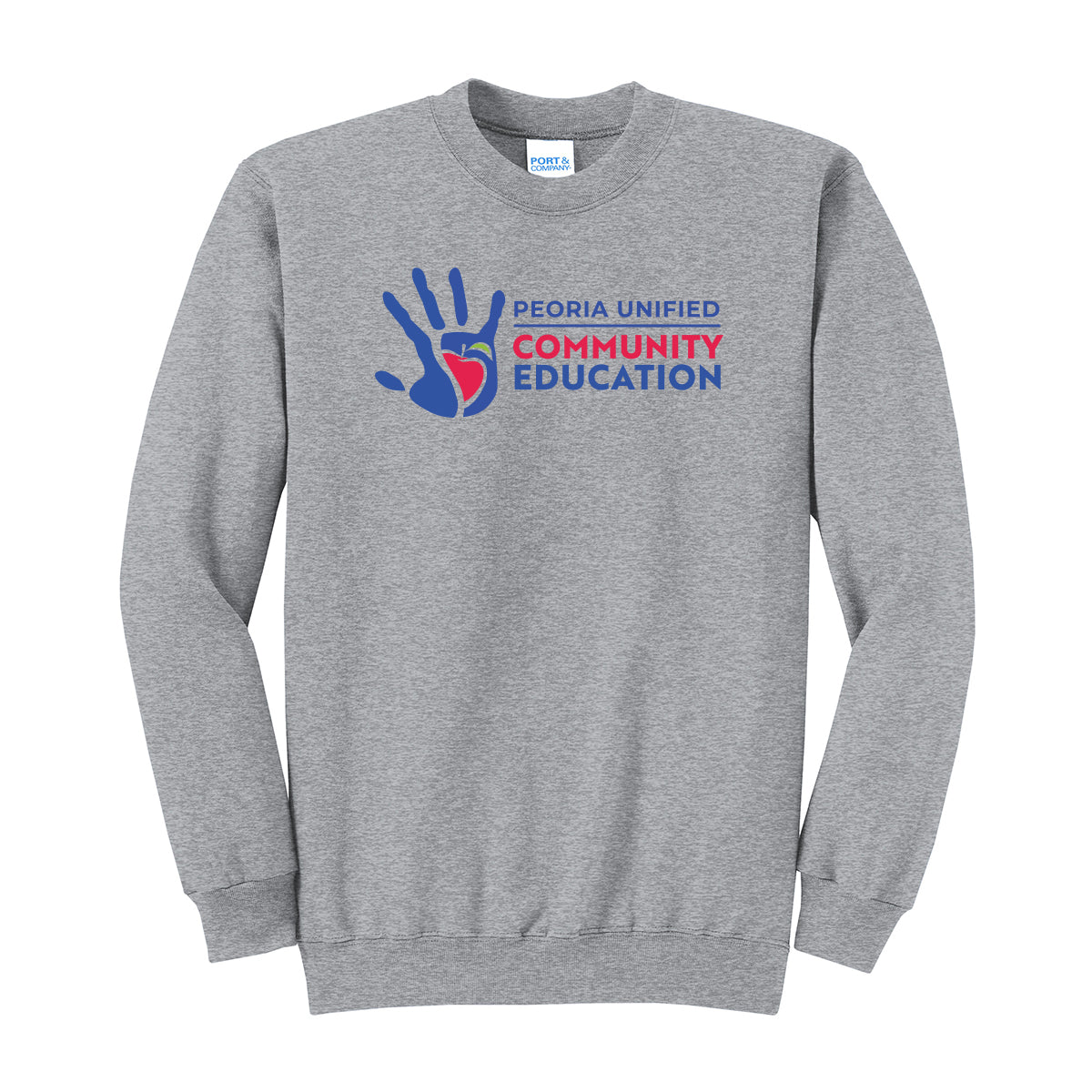 Peoria Unified Community Education Unisex Crewneck Sweatshirt