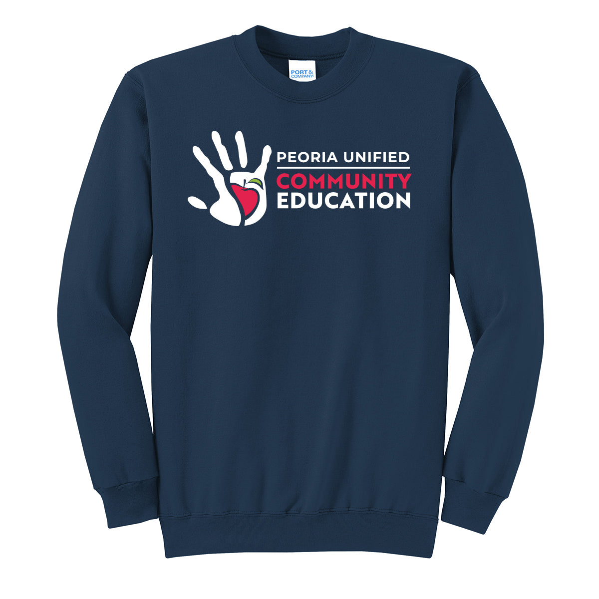 Peoria Unified Community Education Unisex Crewneck Sweatshirt