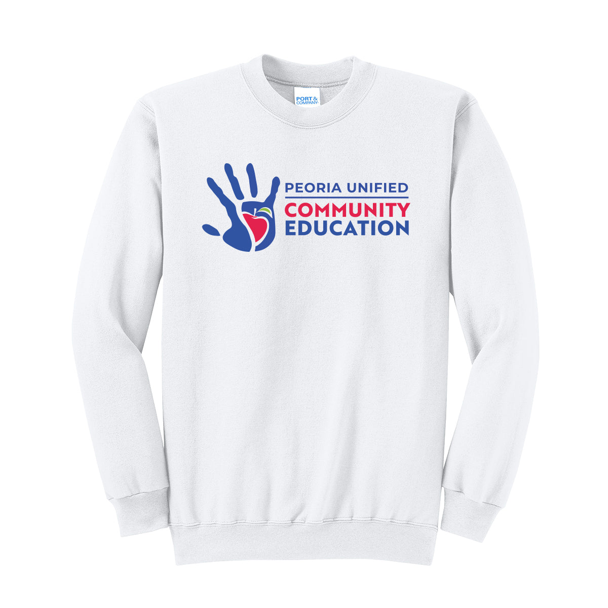 Peoria Unified Community Education Unisex Crewneck Sweatshirt