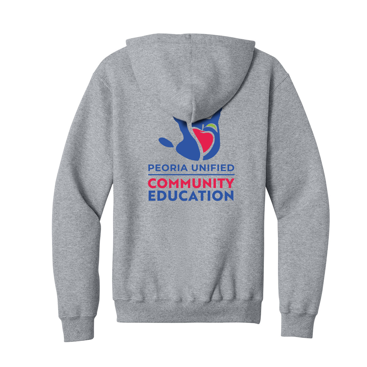 Peoria Unified Community Education Full Zip Sweatshirt