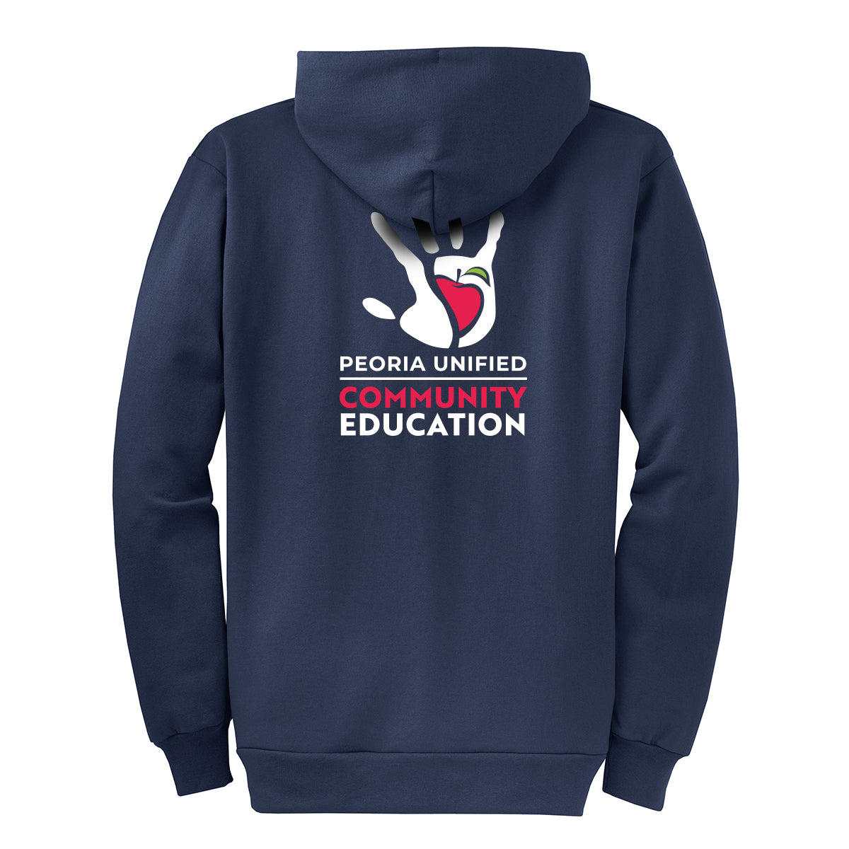 Peoria Unified Community Education Full Zip Sweatshirt
