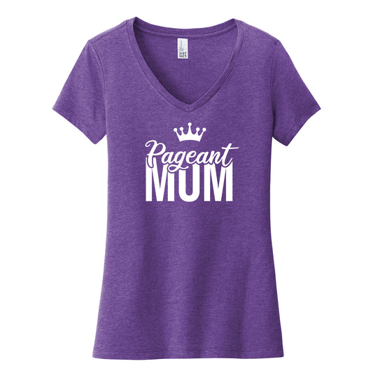 Pageant Mom V-Neck Tee