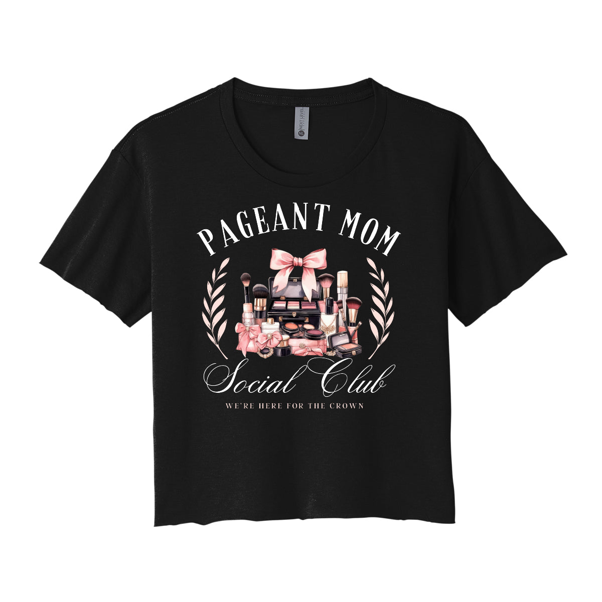 Pageant Mom Social Club Cropped Tee