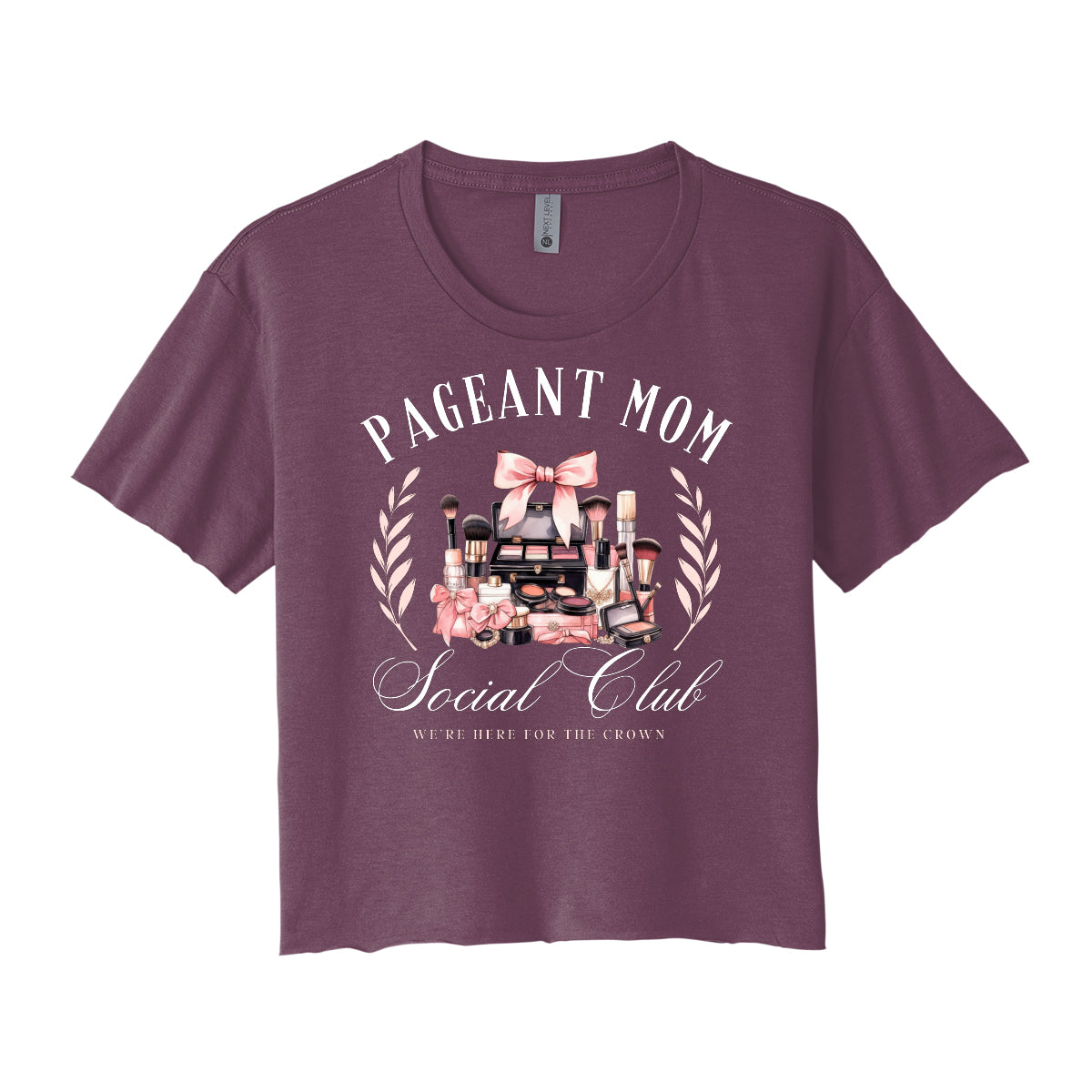 Pageant Mom Social Club Cropped Tee