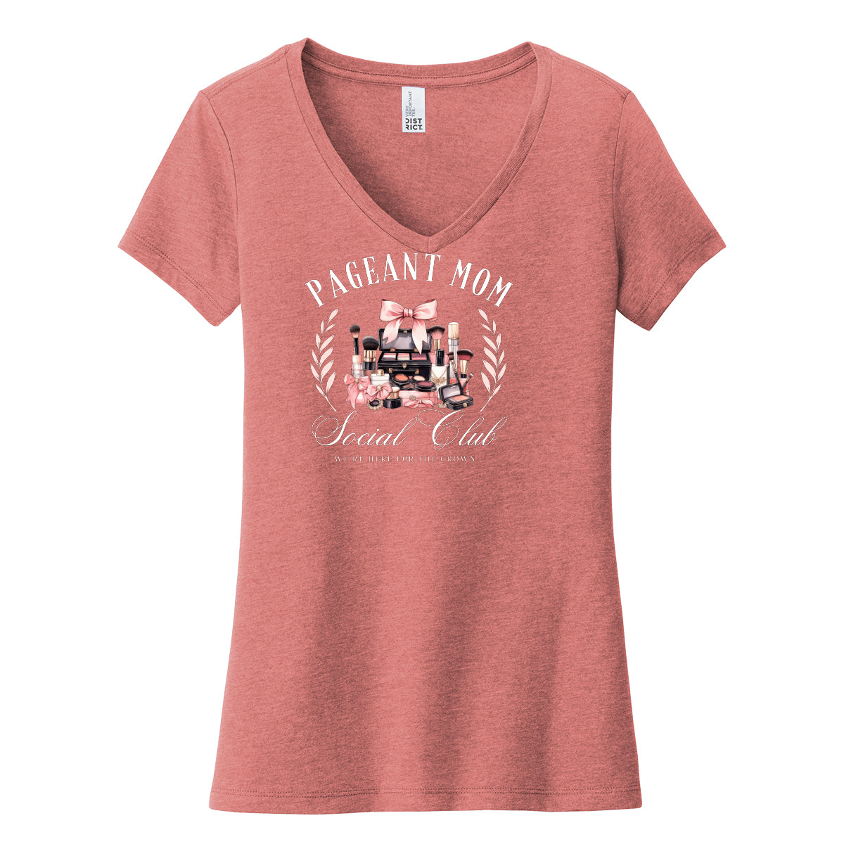 Pageant Mom Social Club V-Neck Tee