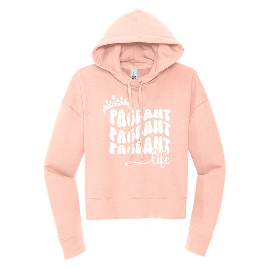 Pageant Life Cropped Hoodie