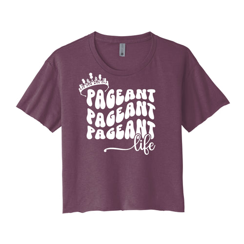 Pageant Life Cropped Tee