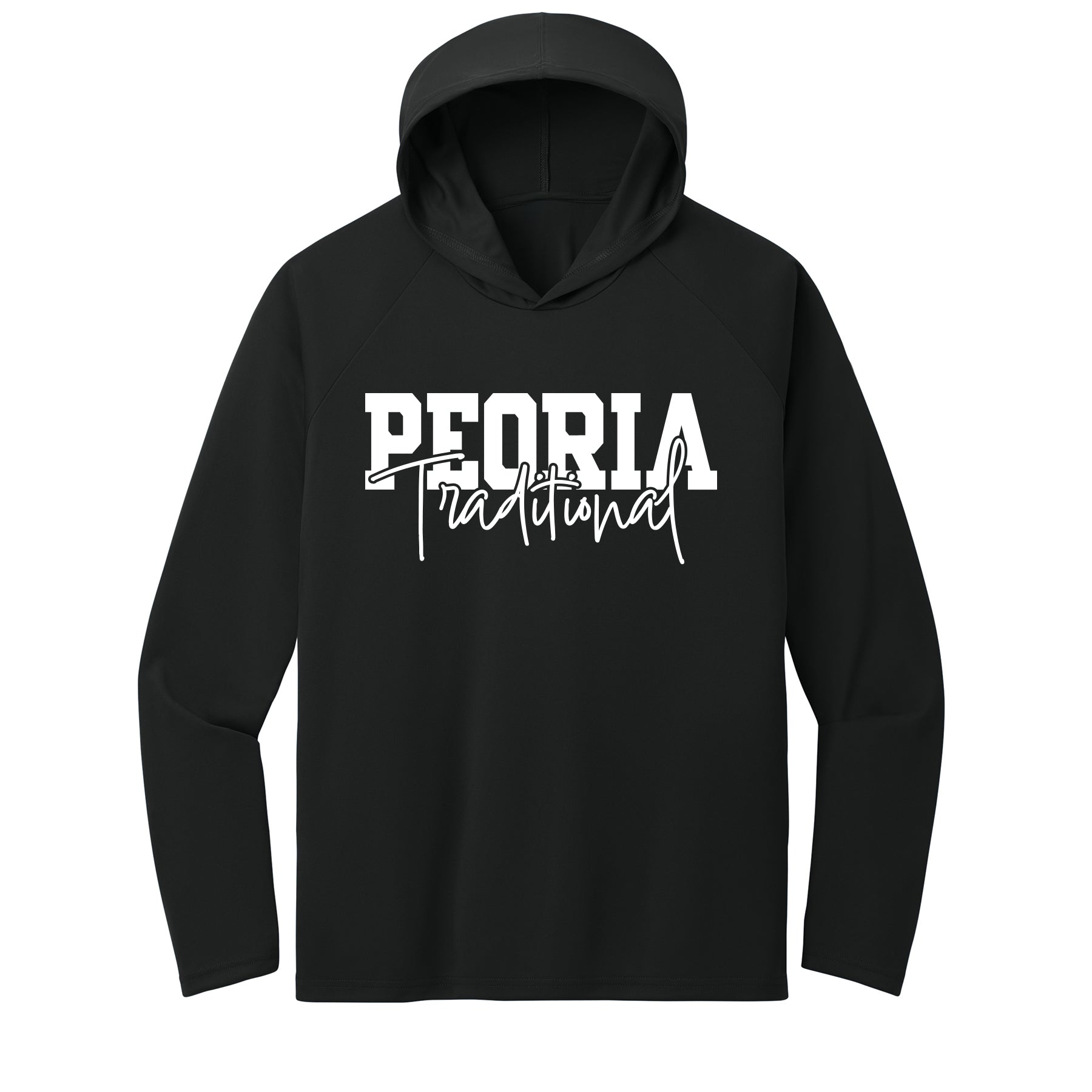 Peoria Traditional School Performance Hooded Long Sleeve Tee
