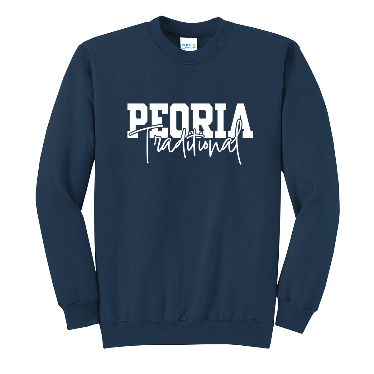 Peoria Traditional School Crewneck Sweatshirt