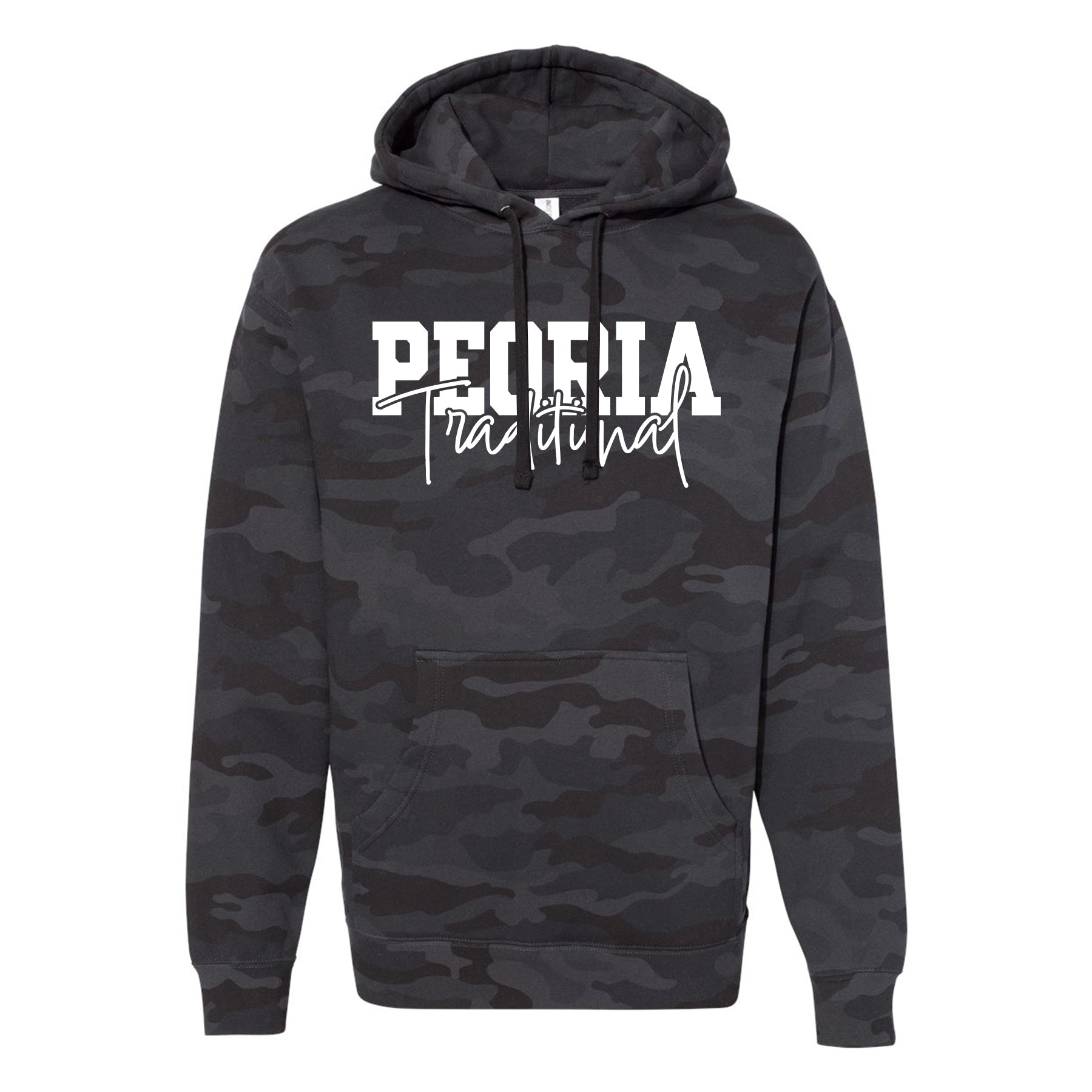 Peoria Traditional School Camo Hoodie