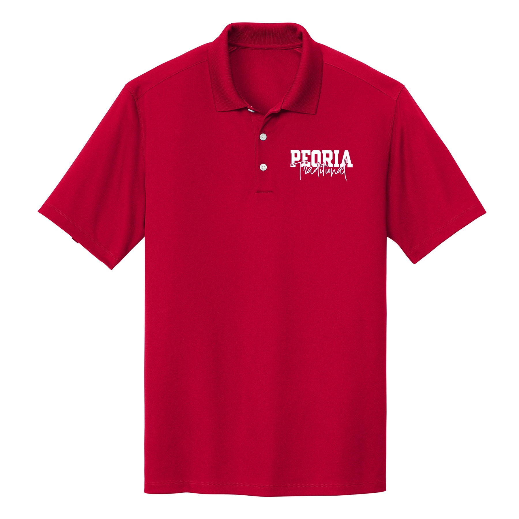 Peoria Traditional Performance Polo (Unisex or Womens Fit)