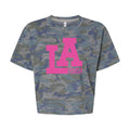 LA Dance Company Pink Cropped Boxy Tee