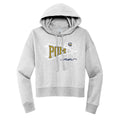 Pom Mom Pennant Cropped Hoodie