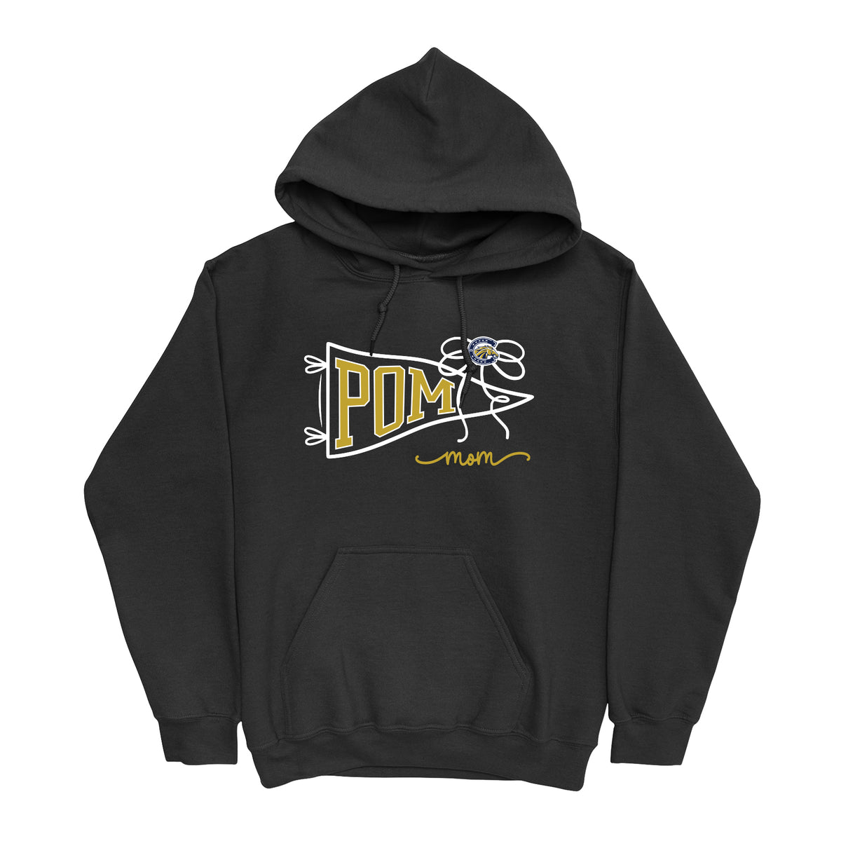 Pom Mom Pennant Hoodie
