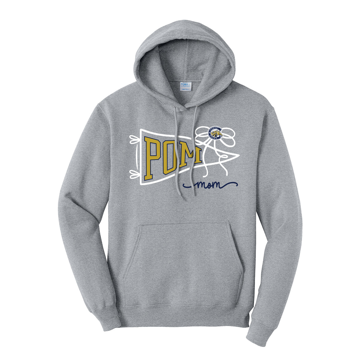 Pom Mom Pennant Hoodie