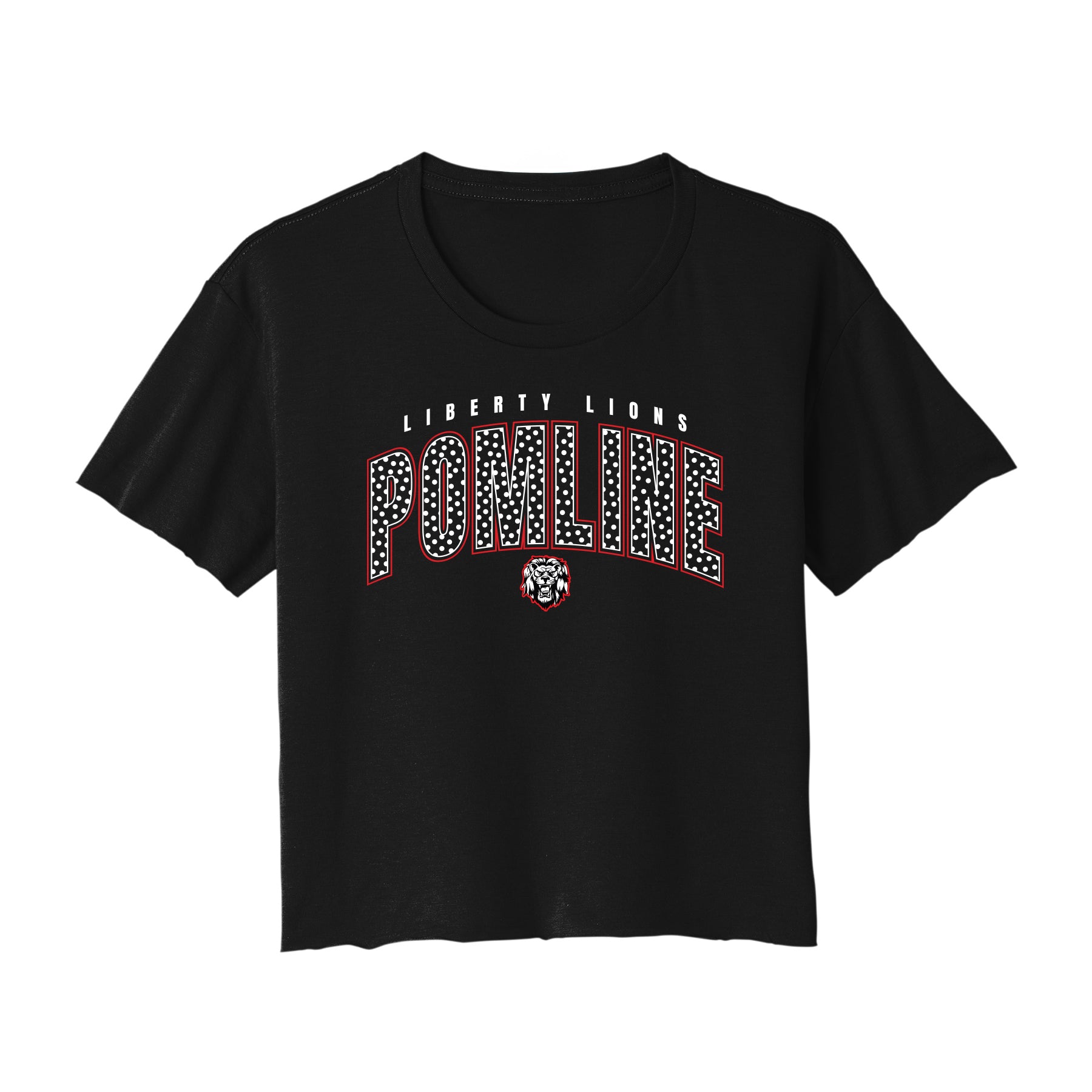 Liberty Pom Polka Dot Cropped Tee