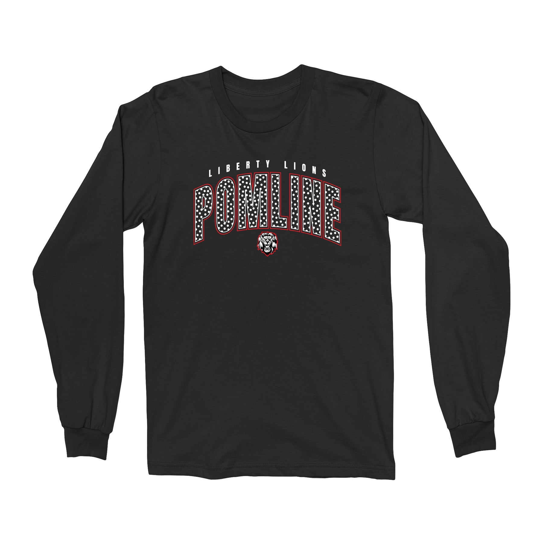 Liberty Pom Polka Dot Unisex Long Sleeve Tee