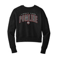 Liberty Pom Polka Dot Cropped Crewneck Sweatshirt
