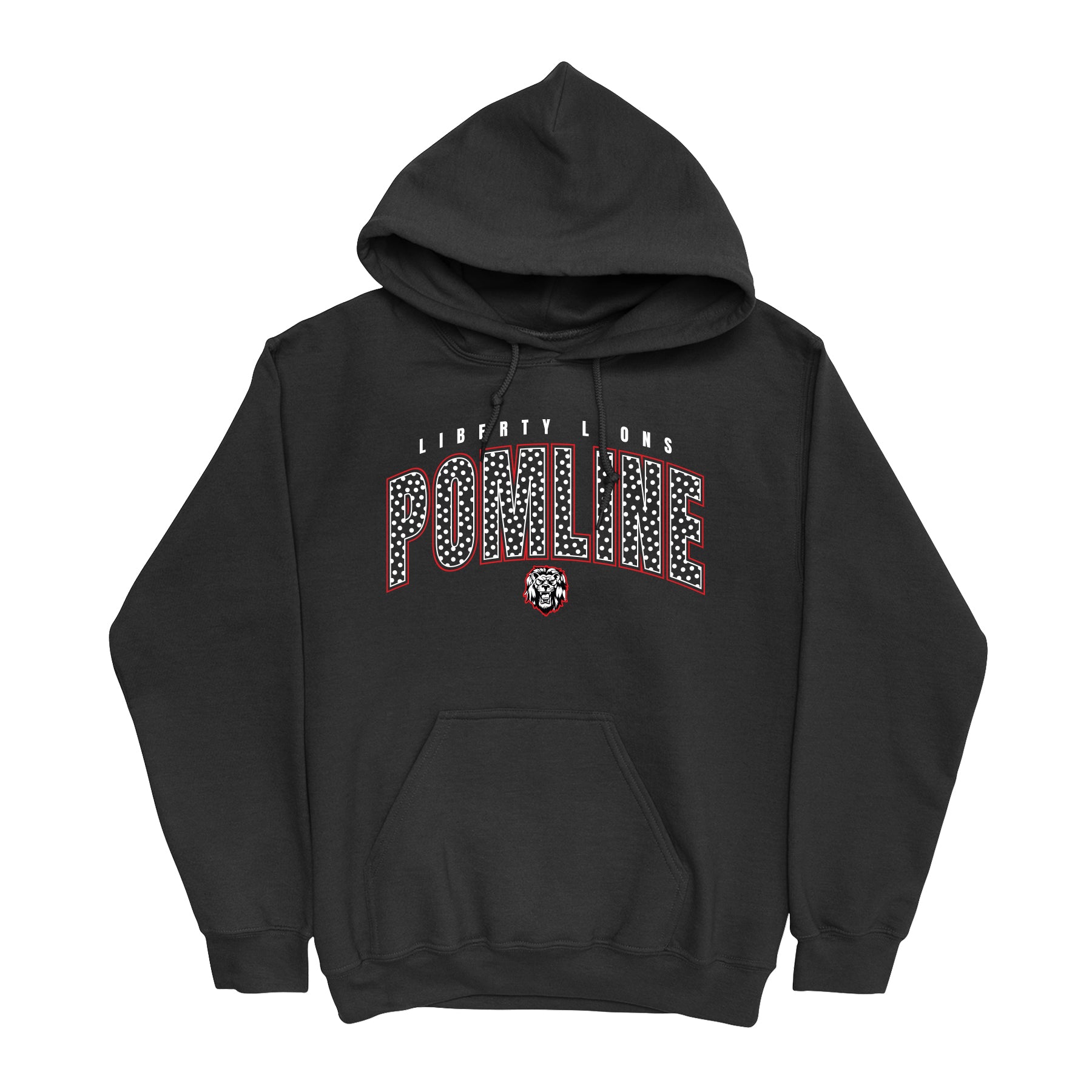 Liberty Pom Polka Dot Hoodie