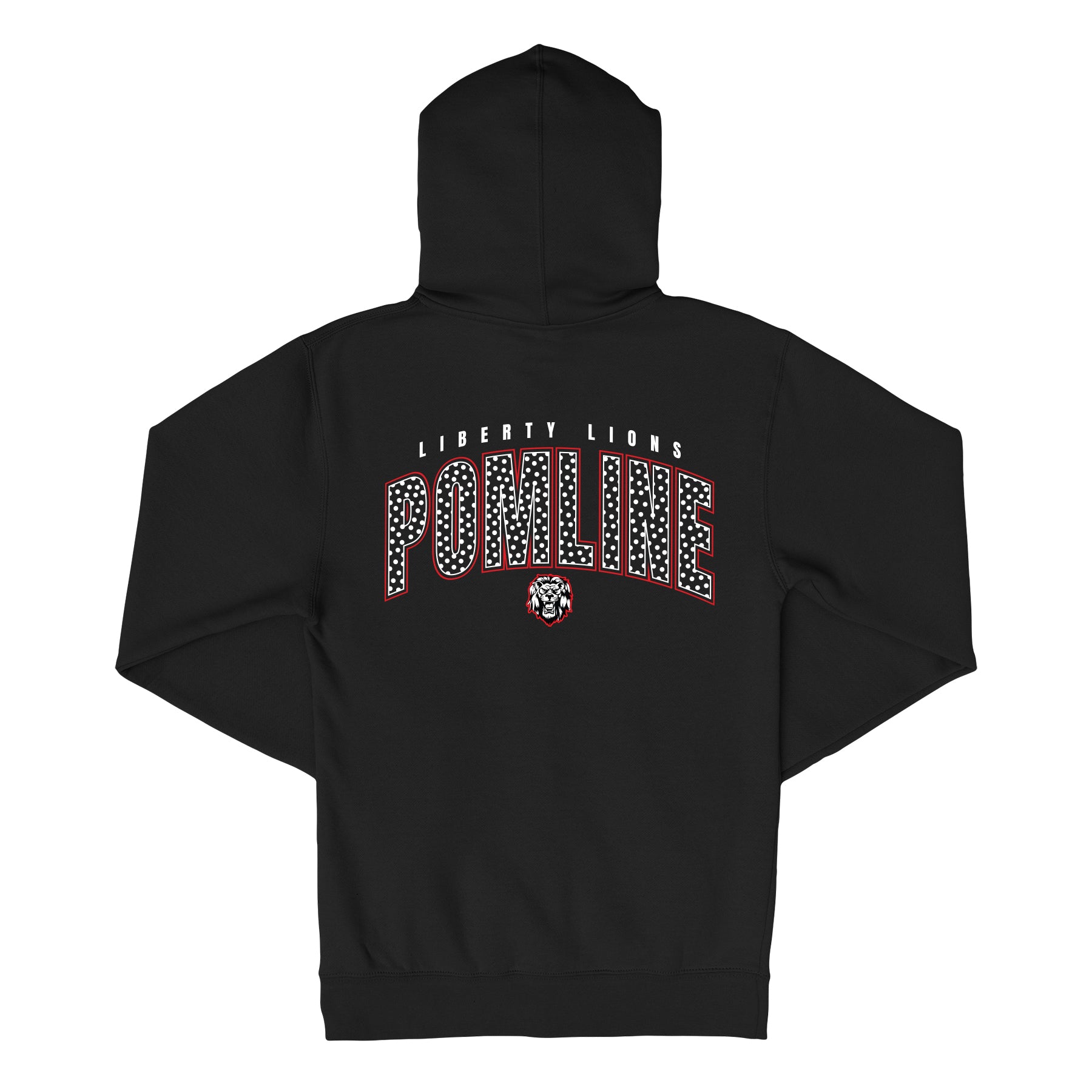 Liberty Pom Polka Dot Full Zip Sweatshirt