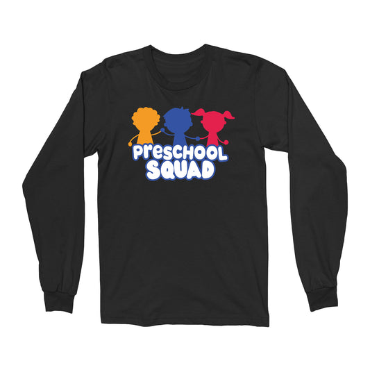PUSD Preschool Squad Unisex Long Sleeve Tee