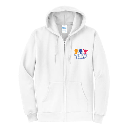 PUSD Preschool Squad Full Zip Sweatshirt