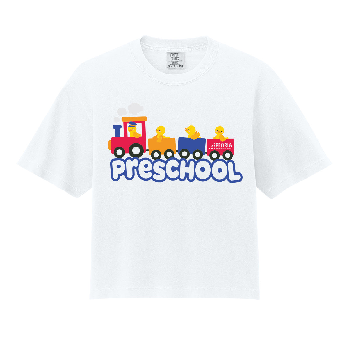 PUSD Preschool Cropped Tee