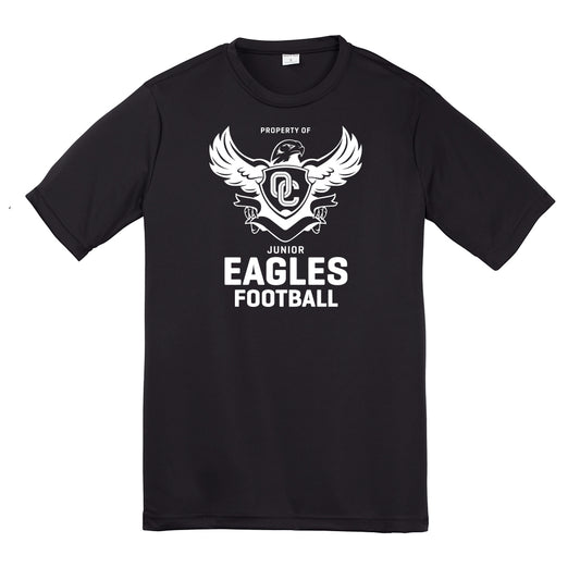 Property of Eagles Football Dri Fit Tee