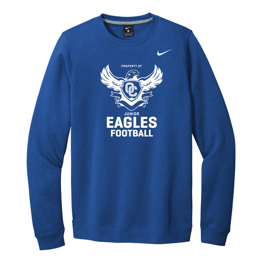 Property of Eagles Football Nike Crewneck Sweatshirt