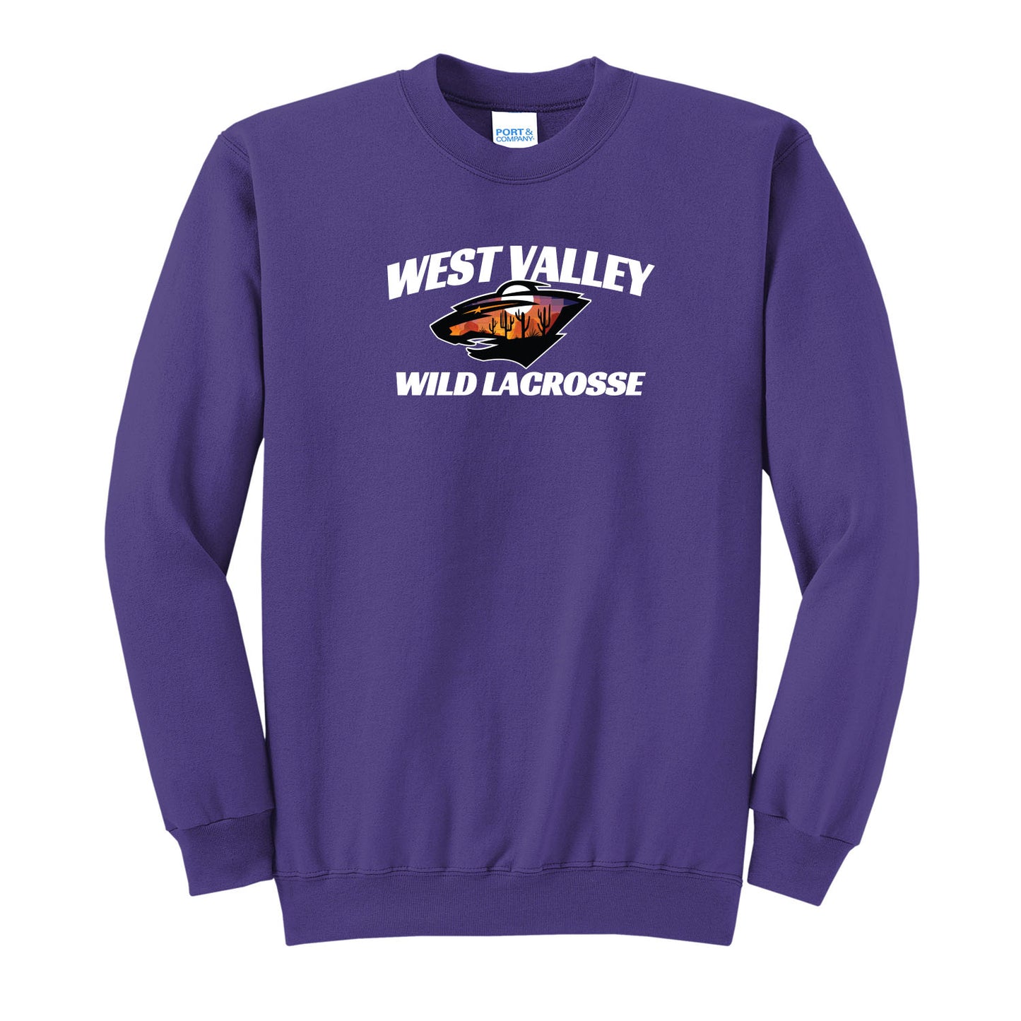 West Valley Wild Lacrosse Unisex Crewneck Sweatshirt
