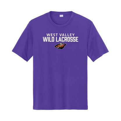 West Valley Wild Lacrosse Stacked Dri Fit Tee