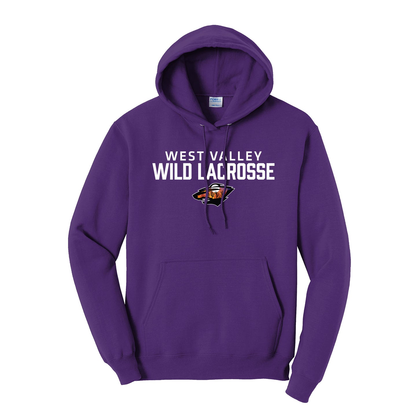 West Valley Wild Lacrosse Stacked Hoodie