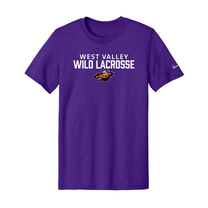 West Valley Wild Lacrosse Stacked Unisex Nike Dri-Fit Tee