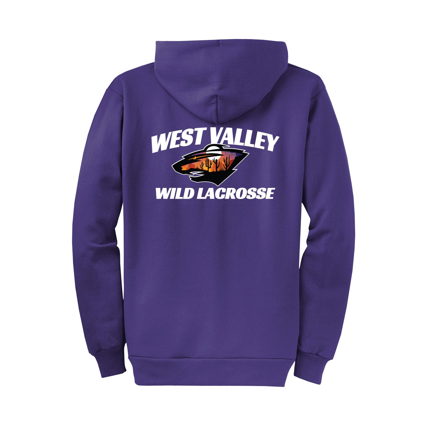 West Valley Wild Lacrosse Full Zip Sweatshirt