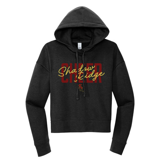 SR Cheer Script Cropped Hoodie