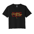 SR Cheer Script Cropped Tee