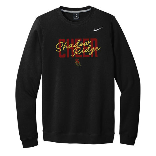 SR Cheer Script Nike Crewneck Sweatshirt