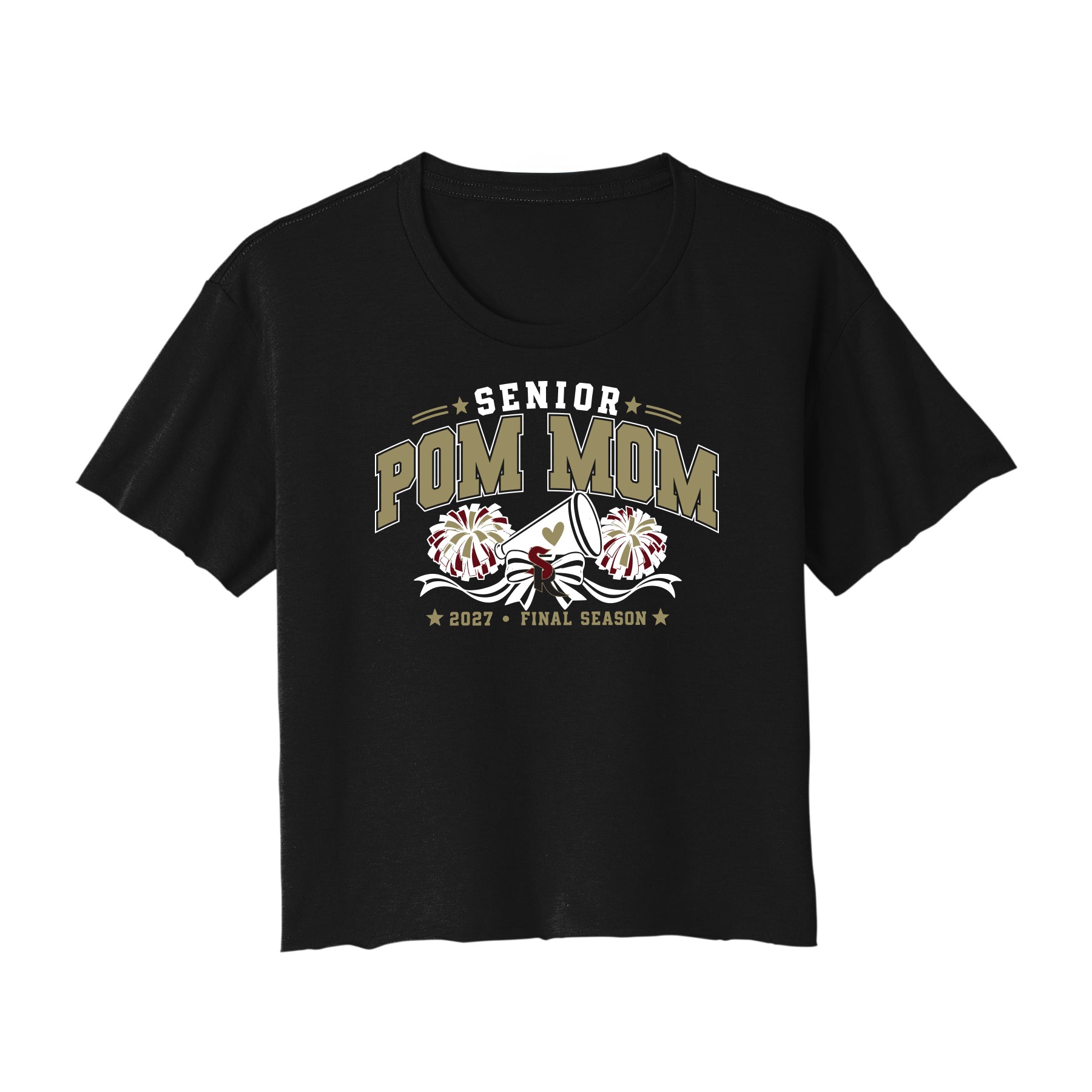 Final Season Pom Mom Cropped Tee