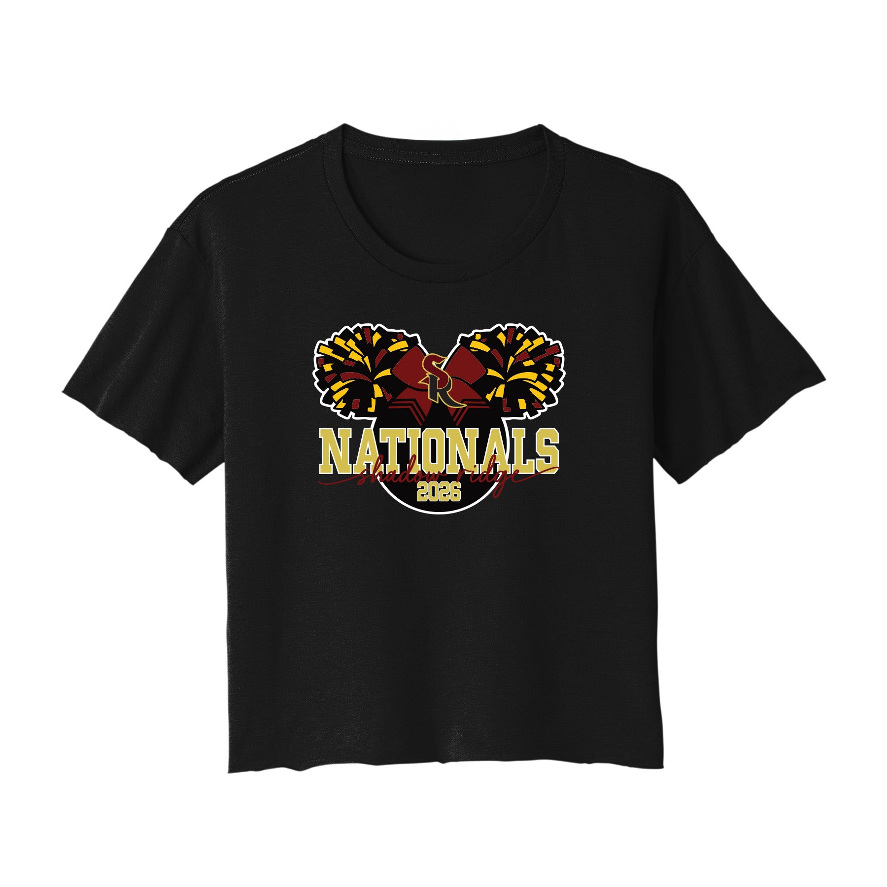 Shadow Ridge Nationals Minnie Ears Cropped Tee