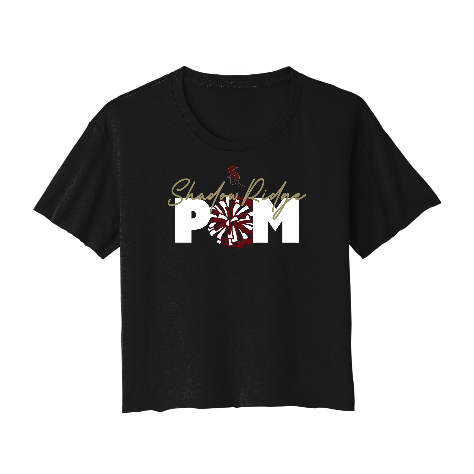 Shadow Ridge Pom Pom Cropped Tee