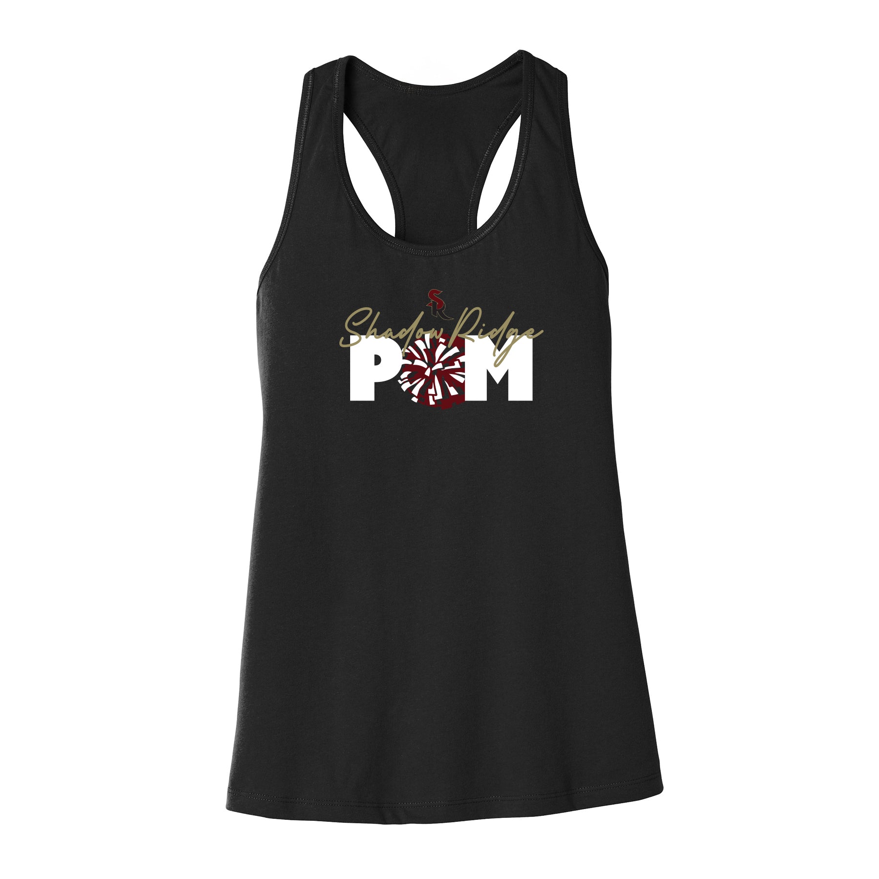 Shadow Ridge Pom Pom Women's Racerback Tank
